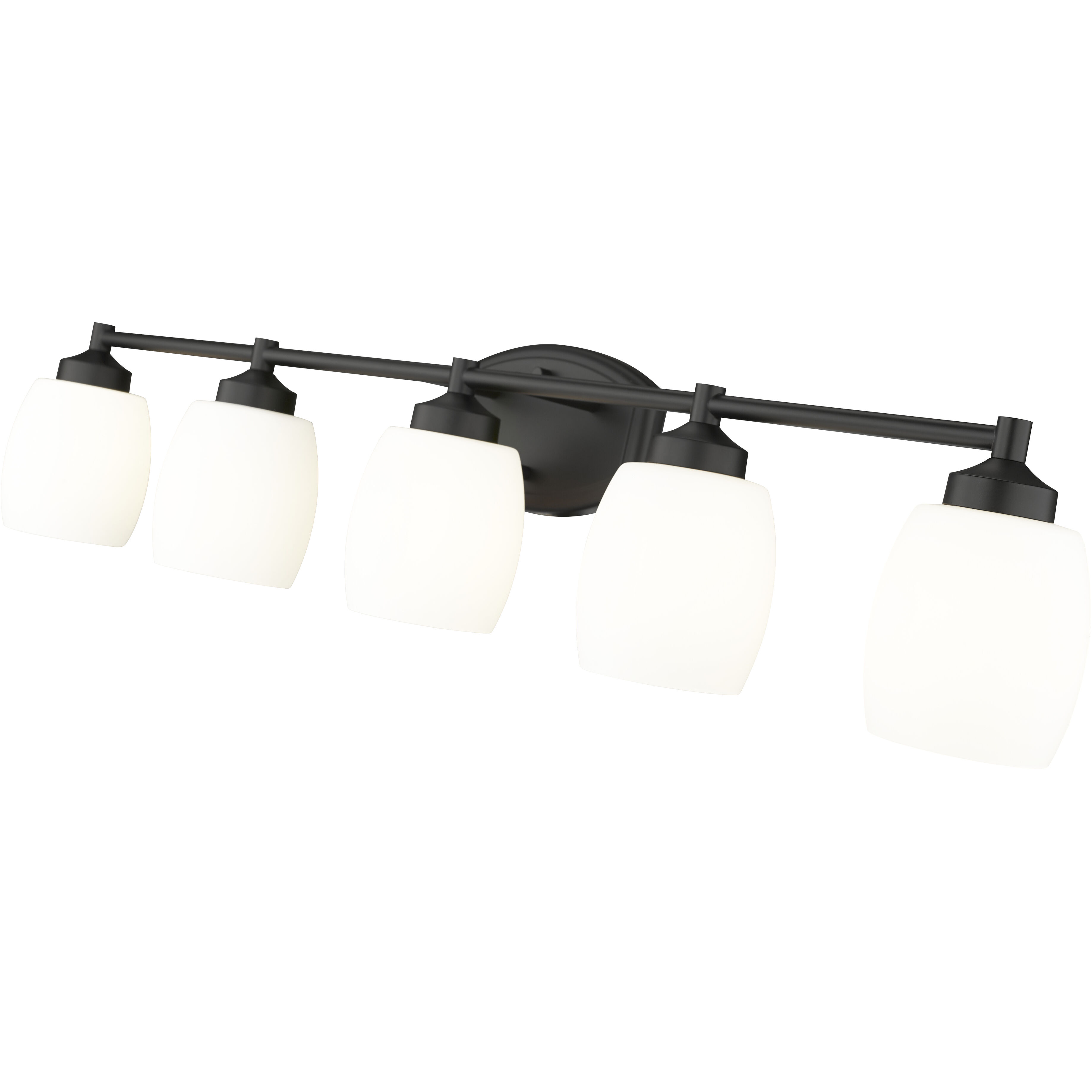 Kendrick 5 Light 39.25 inch Matte Black Bath Vanity Light Wall Light