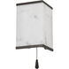 Christiane Lemieux Cleor 7 inch Aged Iron Bath Vanity Wall Light