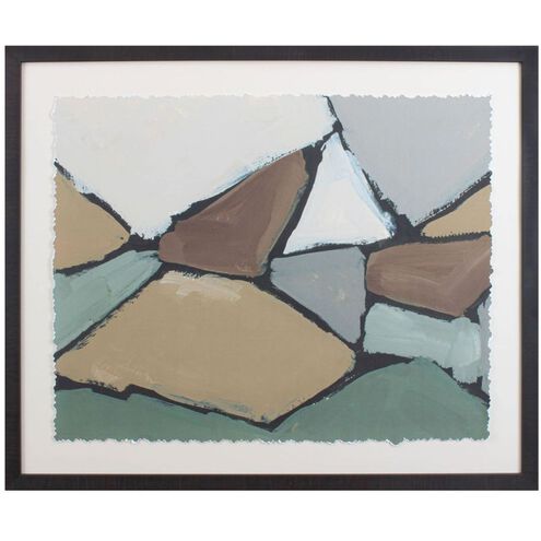 Abstract Collection Green Framed Art