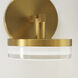 Sean Lavin Khan Sconce Wall Light in Burnished Brass