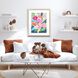 Florals Collection Pink Framed Art