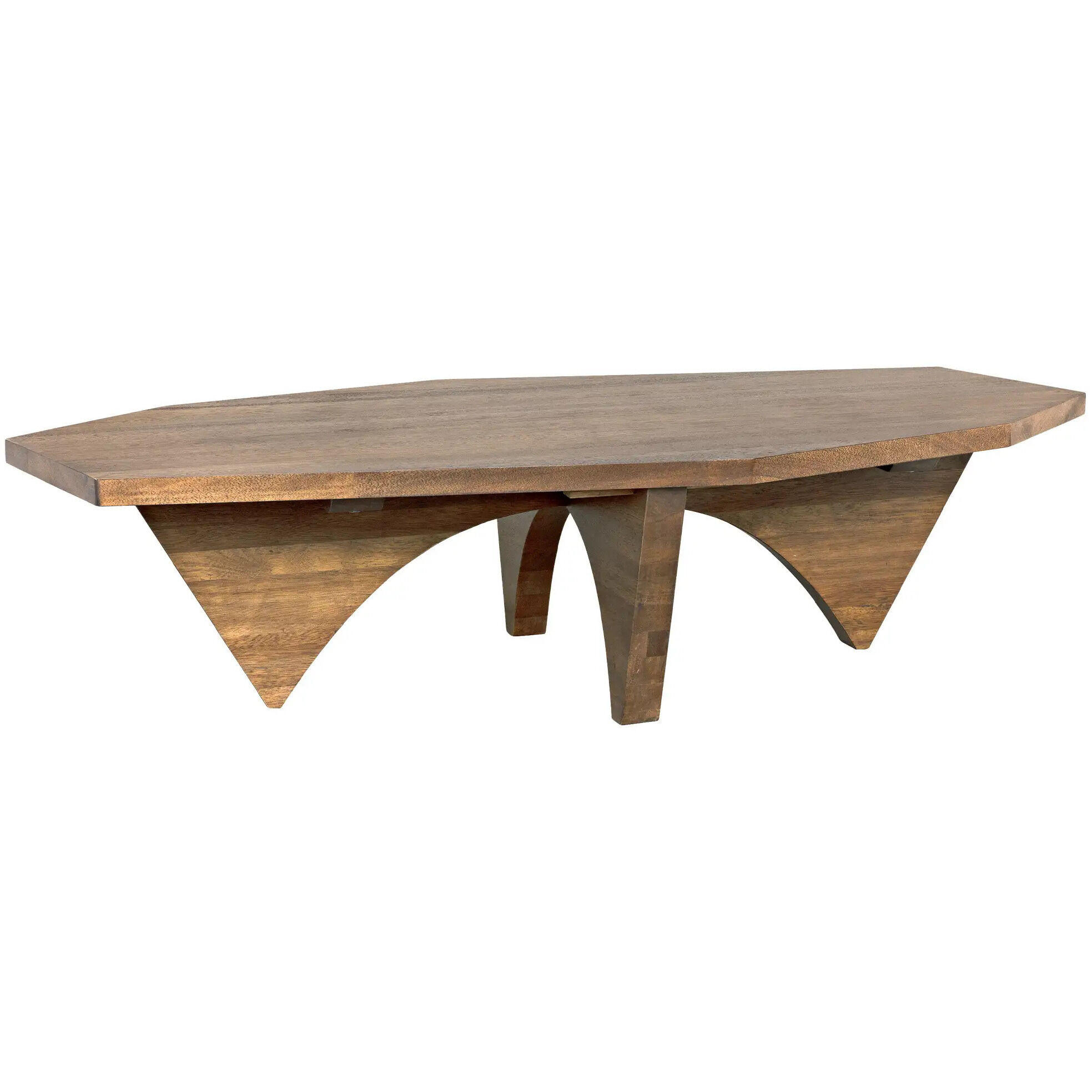 Gadling 72 X 35 inch Dark Walnut Coffee Table