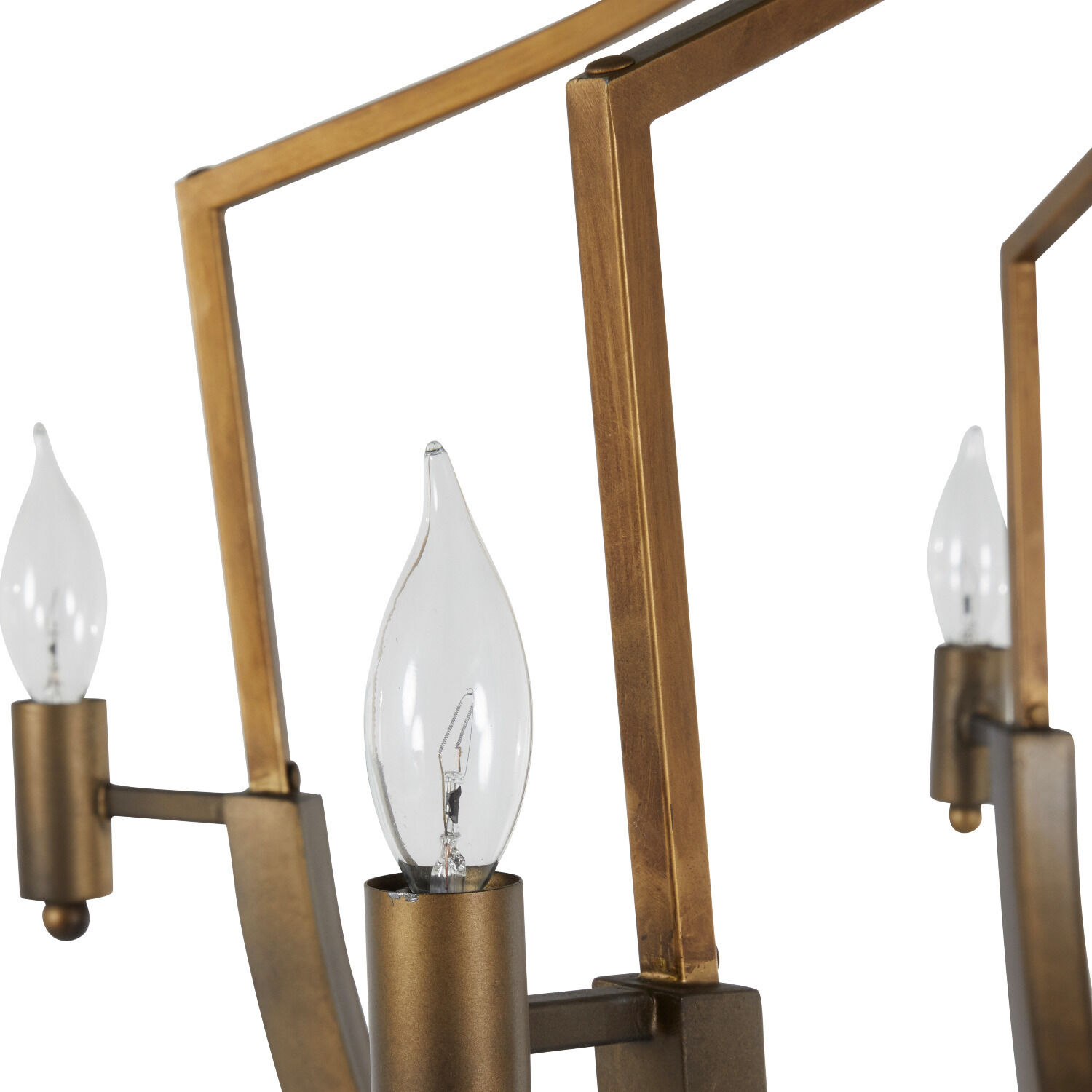 Skei 6 Light 36 inch Aged Brass / Clean Antique Gold Chandelier Ceiling Light