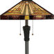 Stephen 60 inch 100 watt Vintage Bronze Floor Lamp Portable Light, Naturals