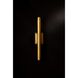 Redford 2 Light 4.25 inch Natural Brass Wall Sconce Wall Light