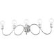 Lansdale 5 Light 34 inch Polished Chrome Vanity Sconce Wall Light, Large