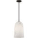 C&M by Chapman & Myers Savina 1 Light 10 inch Aged Iron Pendant Ceiling Light
