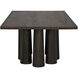 Severity 84 X 44 inch Dark Walnut & Ebony Dining Table