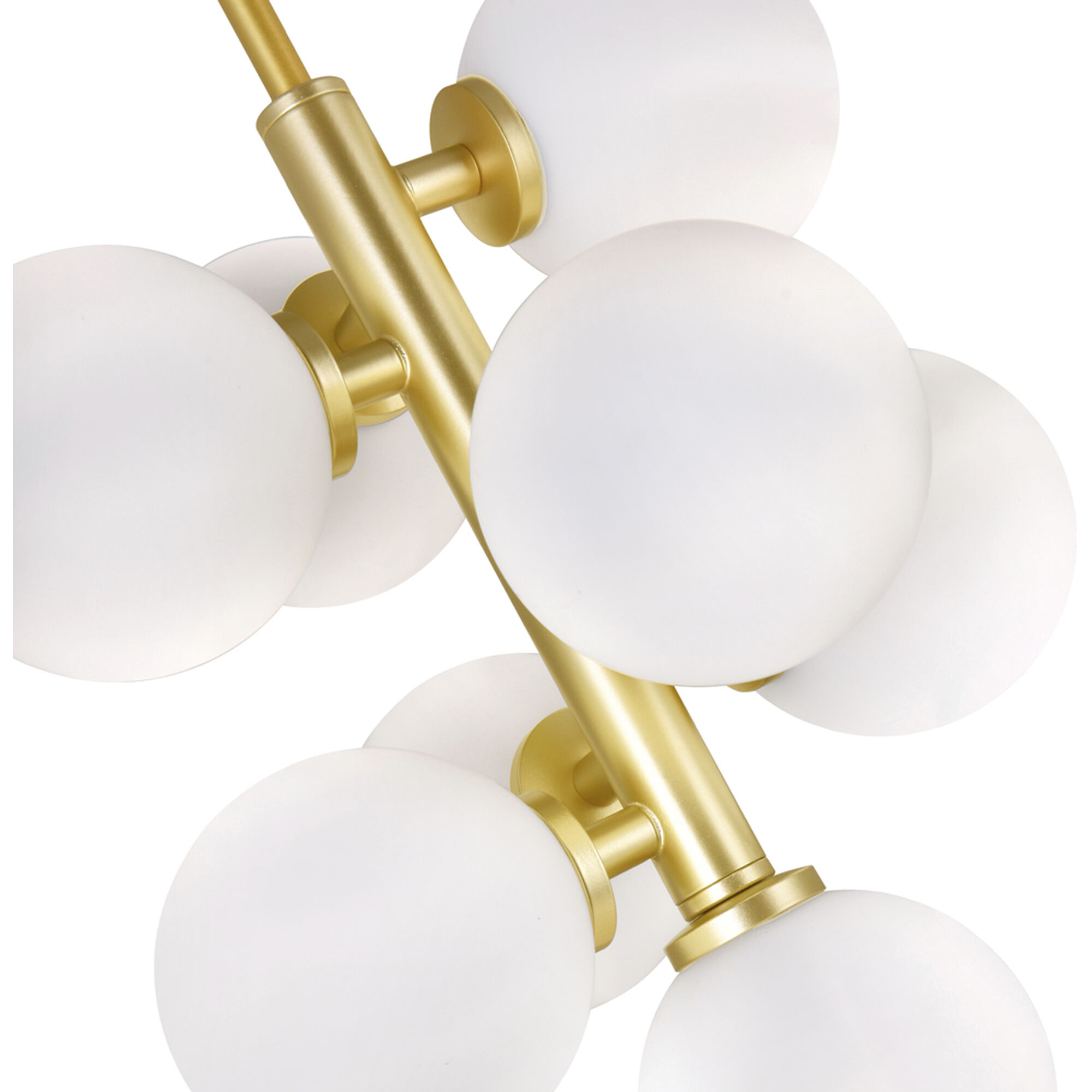 Arya LED 12 inch Satin Gold Pendant Ceiling Light