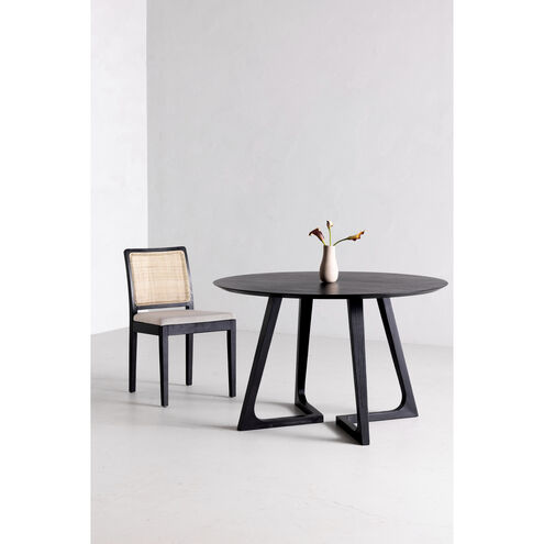 Godenza 47.5 X 47.5 inch Black Dining Table, Round