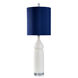Dann Foley 39 inch 150.00 watt White and Clear Table Lamp Portable Light