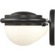 Nelly LED 31 inch Matte Black Vanity Light Wall Light in 4