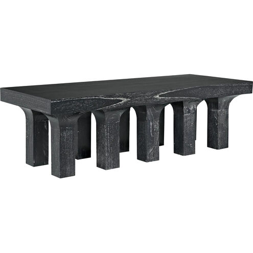 Santos 60 X 24 inch Cinder Black Coffee Table