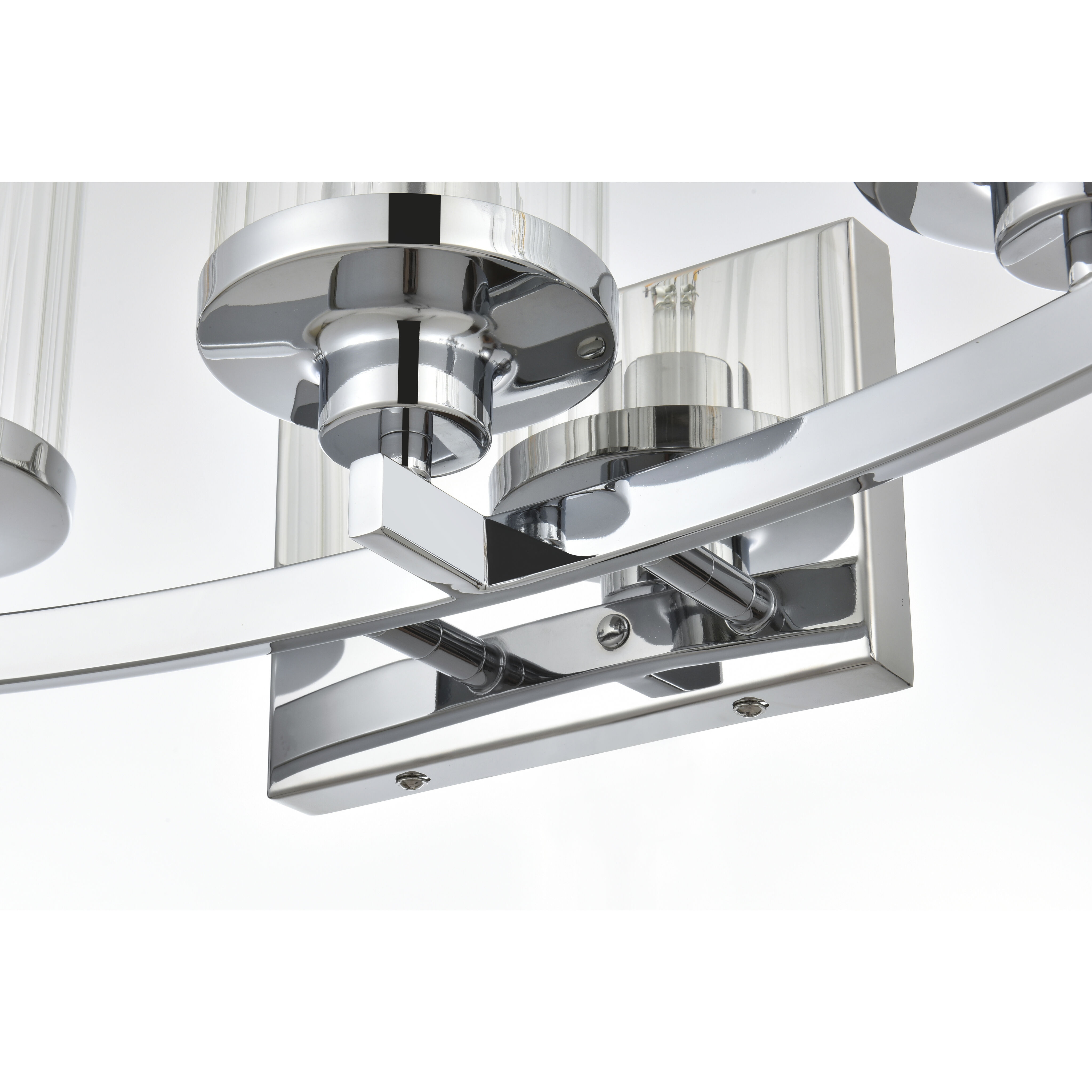 Saanvi 3 Light 18 inch Chrome Bath Sconce Wall Light