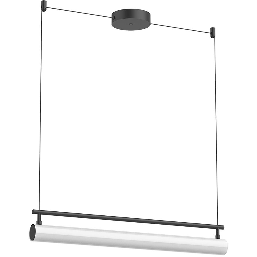 Gramercy LED 30.25 inch Black Linear Pendant Ceiling Light