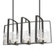 Arc 8 Light 43 inch Natural Iron Linear Pendant Ceiling Light
