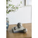 Floral Brown/White Decorative Ball