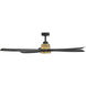 Bodin 64 inch Heritage Brass with Matte Black with Matte Black Blades Smart Fan