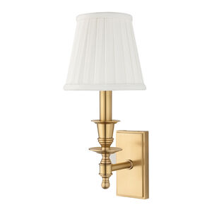 Ludlow 1 Light 5.5 inch Aged Brass Wall Sconce Wall Light