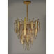 Majestic 12 Light 24 inch Gold Leaf Chandelier Ceiling Light