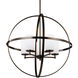 Alturas 5 Light 27.25 inch Brushed Oil Rubbed Bronze Chandelier Ceiling Light