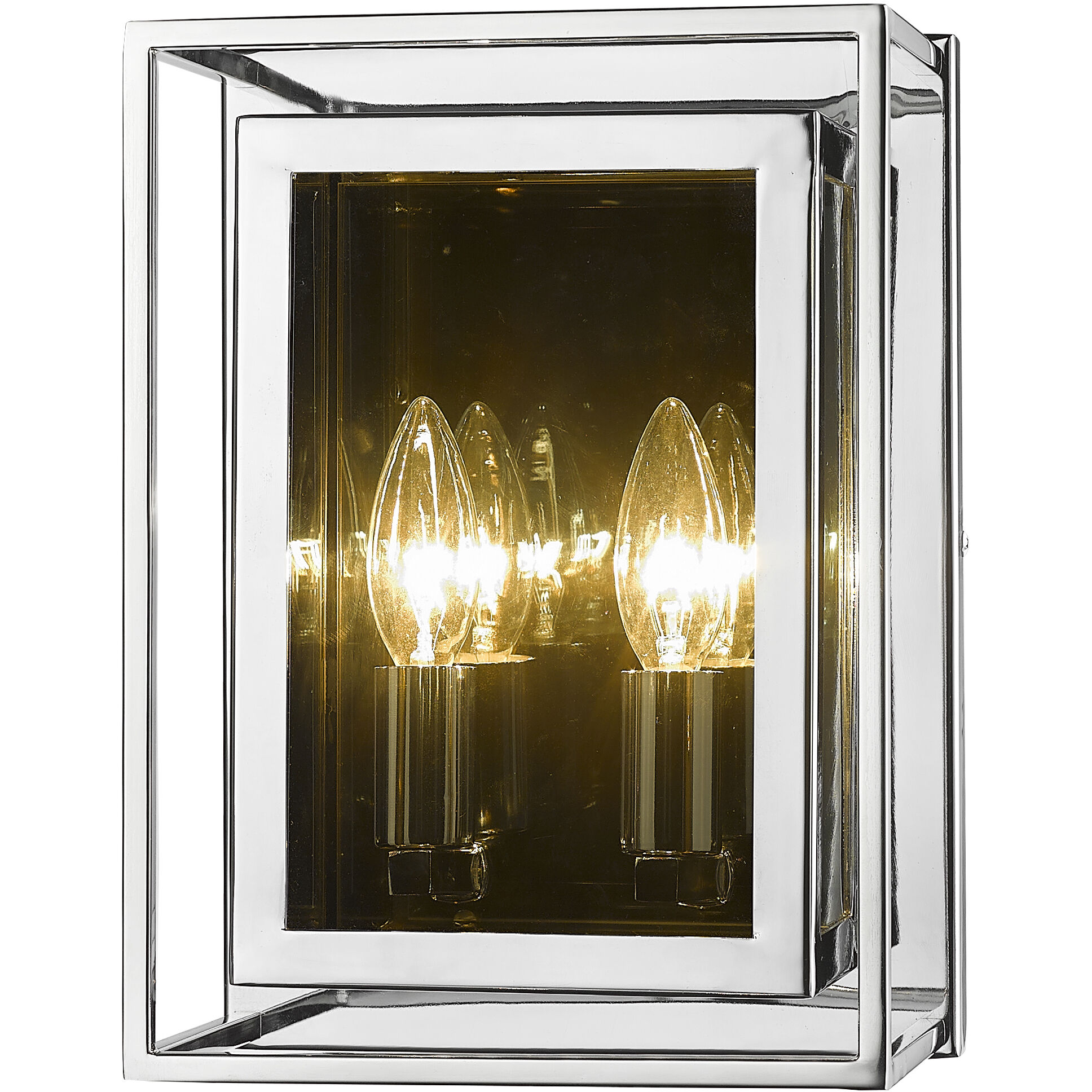 Infinity 2 Light 8.25 inch Chrome Wall Sconce Wall Light
