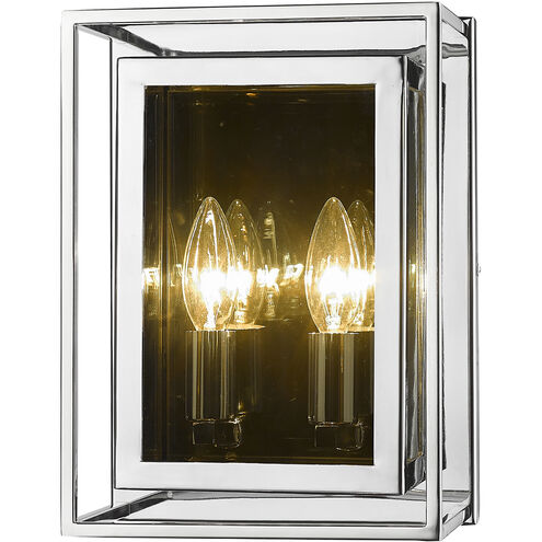 Infinity 2 Light 8.25 inch Chrome Wall Sconce Wall Light