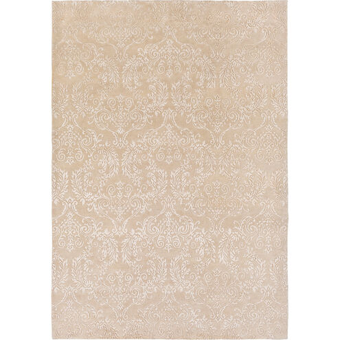 Etienne 108 X 72 inch Neutral Area Rug, Wool, Bamboo Silk, and Cotton