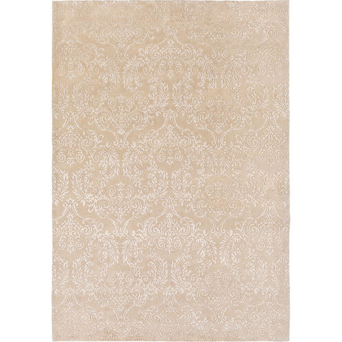 Etienne 108 X 72 inch Neutral Area Rug, Wool, Bamboo Silk, and Cotton