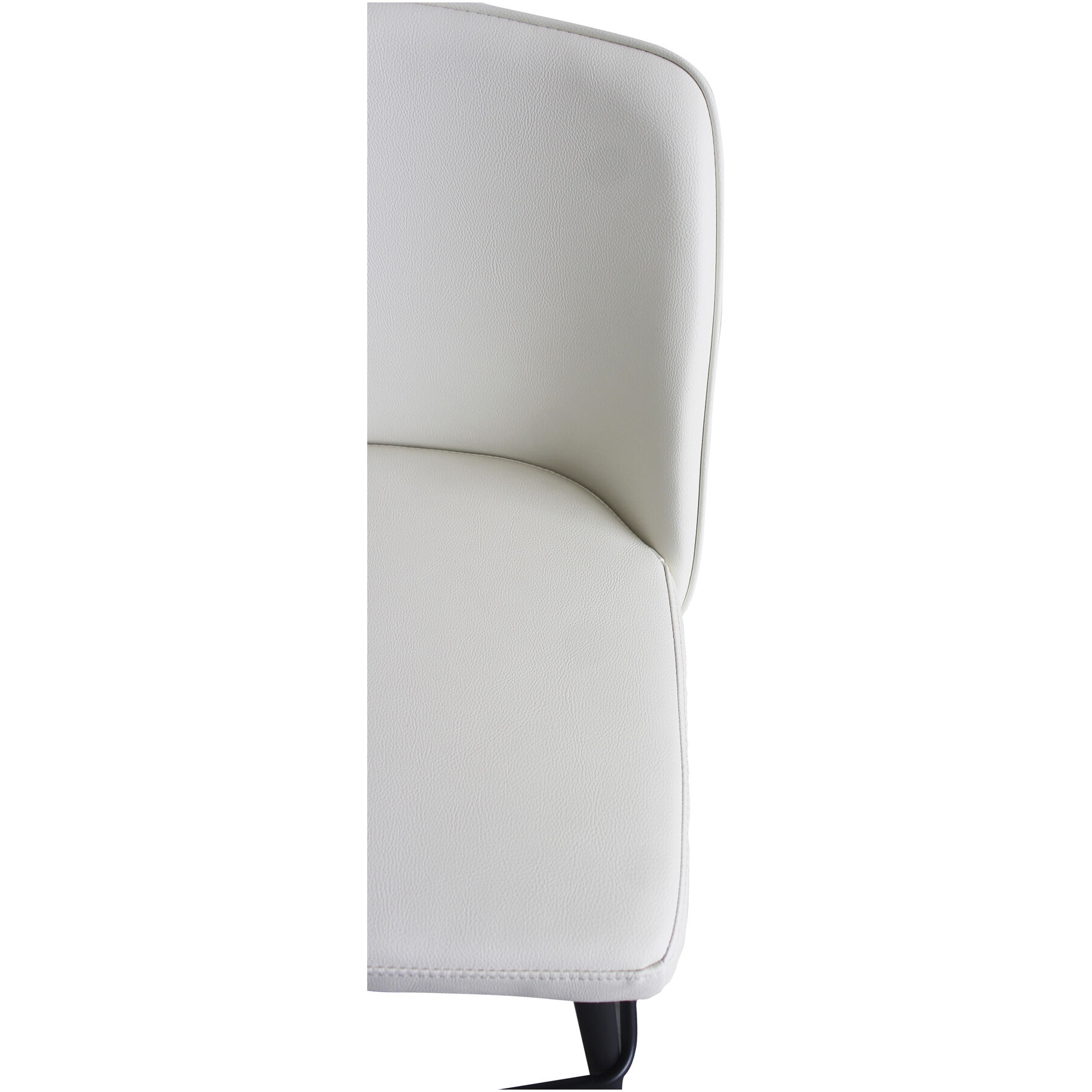 Emelia 38 inch White Counter Stool