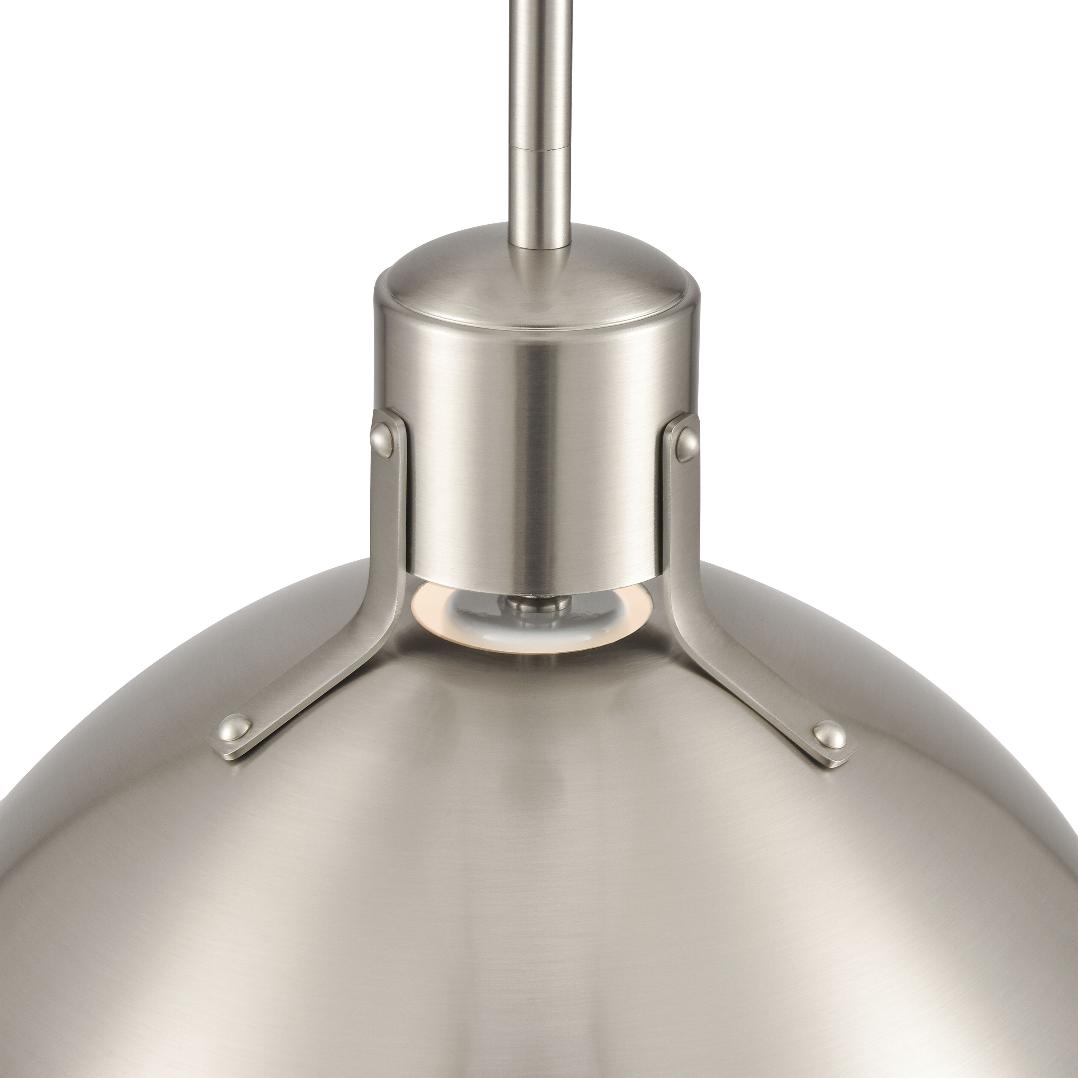Zayne 1 Light 12 inch Brushed Nickel Pendant Ceiling Light