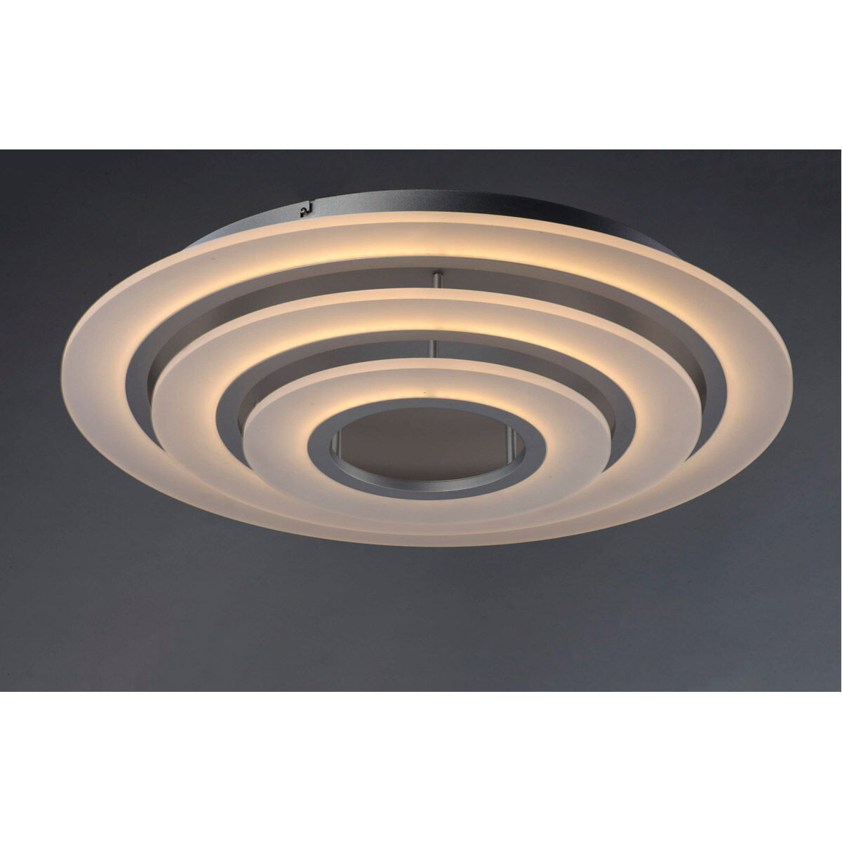 Saturn II LED LED 31.5 inch Matte Silver Flush Mount Ceiling Light