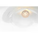 Barbara Barry Petaluma LED 15.5 inch Soft Silver Flush Mount Ceiling Light