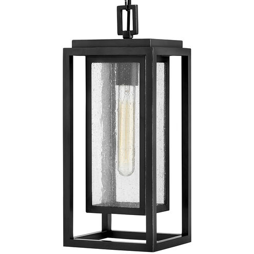 Coastal Elements Republic LED 7 inch Black Outdoor Hanging Lantern, Estate Series