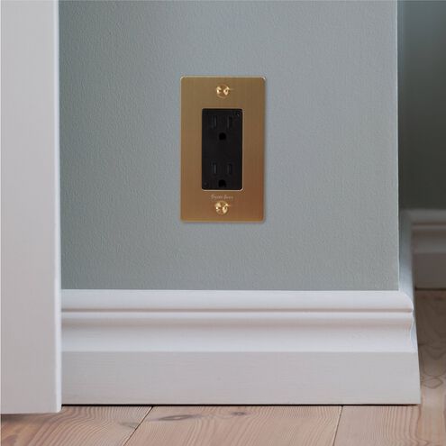 1G Duplex 125 White Outlet