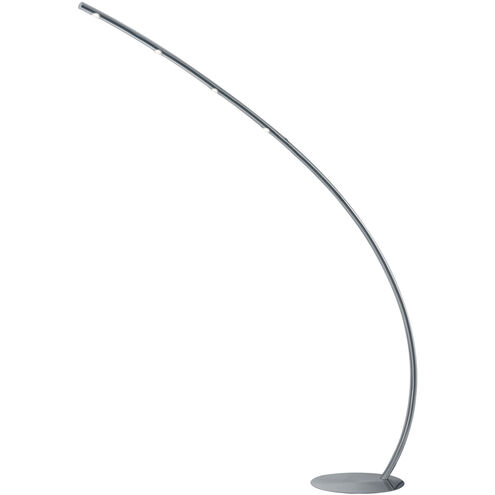 Columbus 66 inch 4.5 watt Nickel-Matte Arc Floor Lamp Portable Light