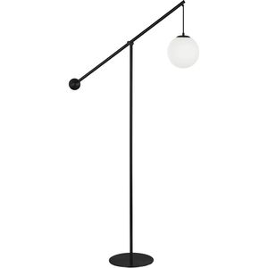 Holly 66 inch 60.00 watt Matte Black Decorative Floor Lamp Portable Light