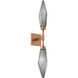 Rock Crystal 2 Light 4.50 inch Wall Sconce