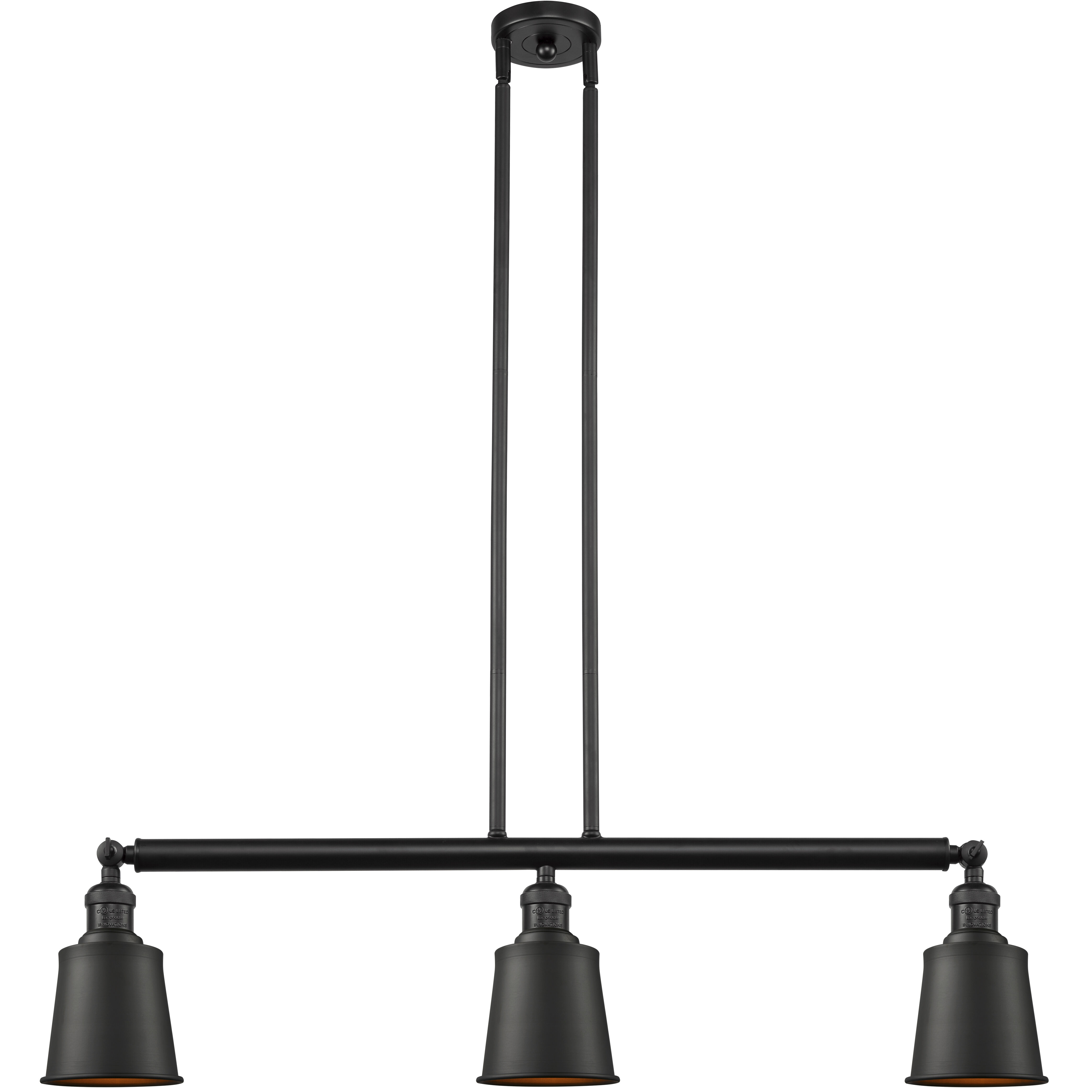 Franklin Restoration Addison LED 38 inch Oil Rubbed Bronze Island Light Ceiling Light, Franklin Restoration