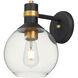 Cabin LED 10.75 inch Bronze and Gold Outdoor Wall Mount