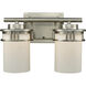 Ravendale Vanity Light Wall Light in Brushed Nickel