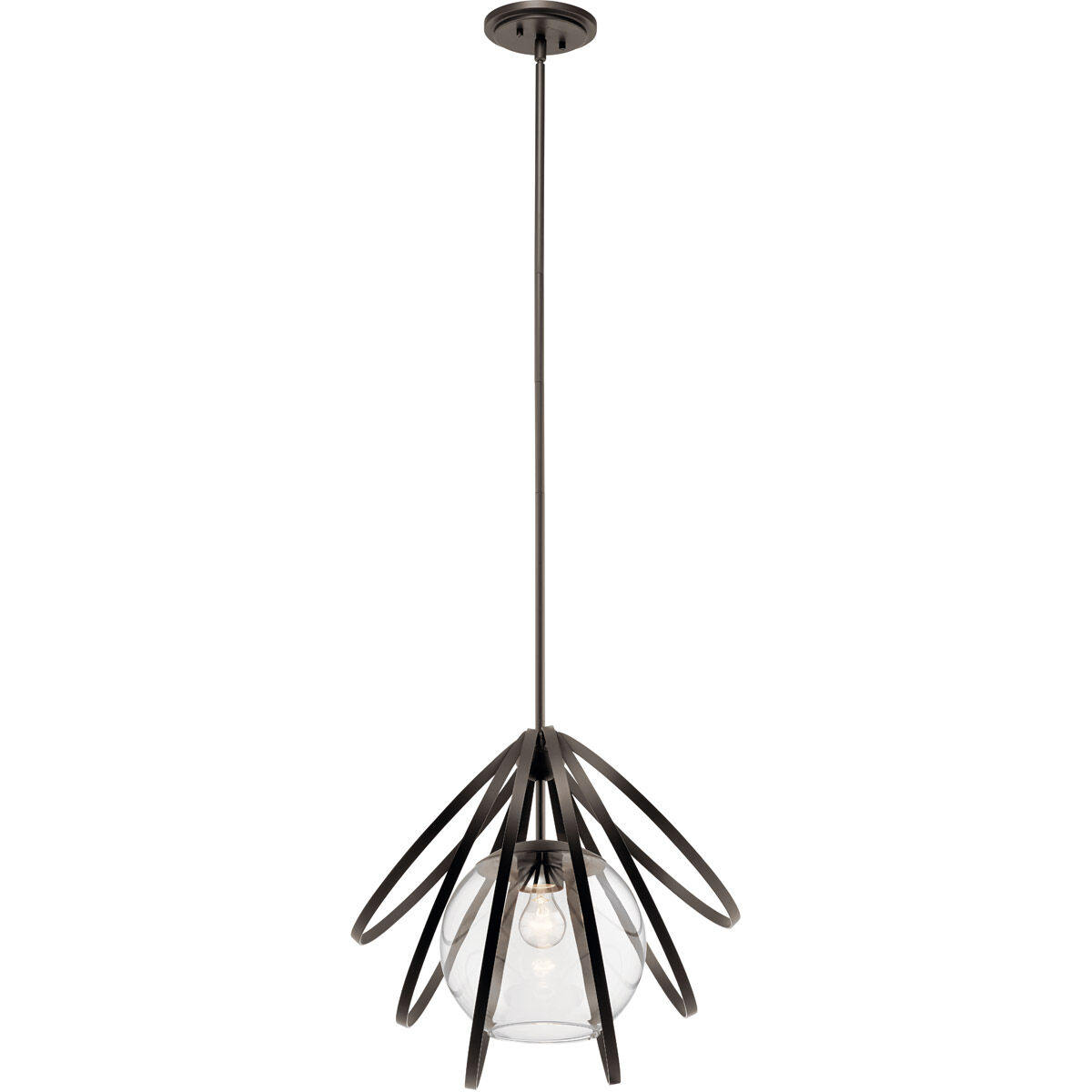 Kerti 1 Light 19 inch Olde Bronze Pendant Ceiling Light