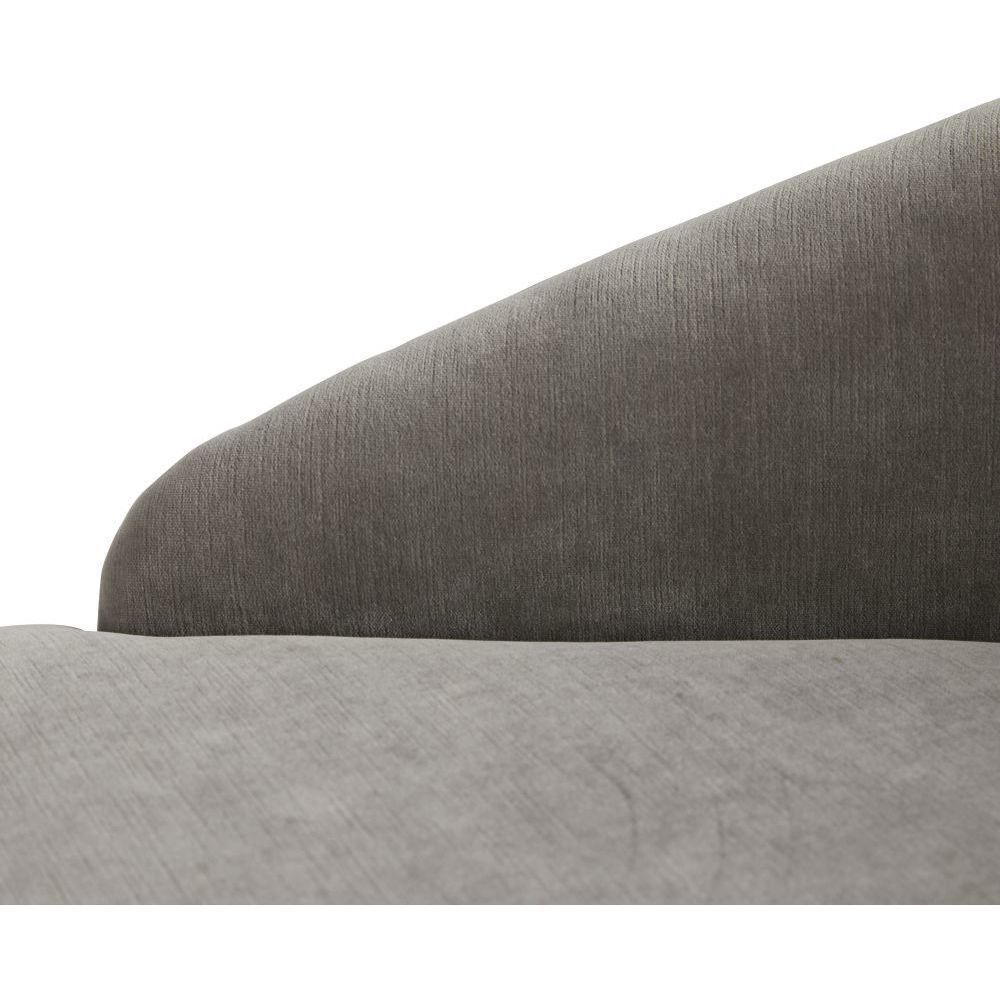 Turner Sharkskin Chaise, Left Arm