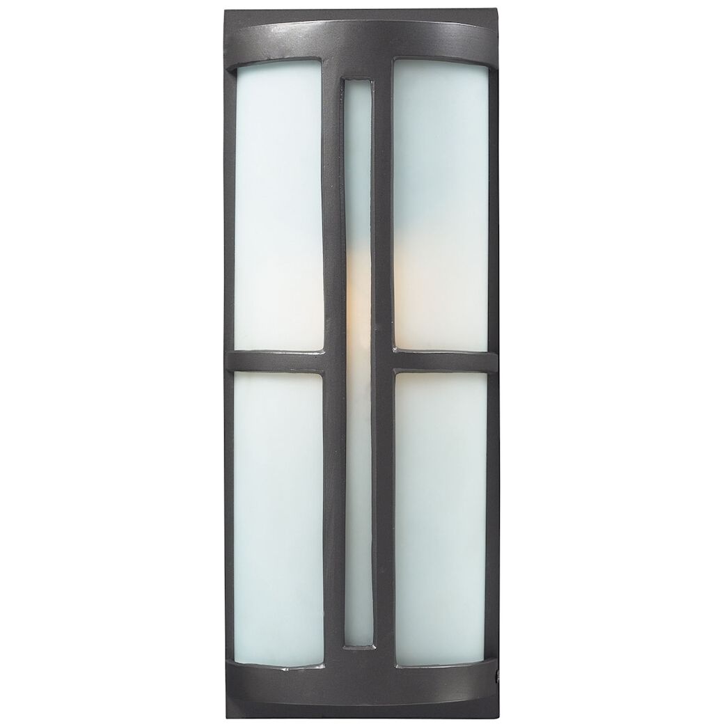 Trevot 1 Light 17 inch Graphite Outdoor Sconce