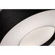 Montclair 4 Light 30 inch Satin Nickel Semi-Flush Mount Ceiling Light in Incandescent, Black