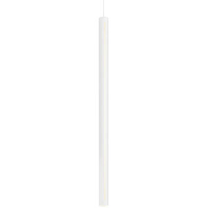 Linea LED 1.9 inch White Pendant Ceiling Light, Cylinder
