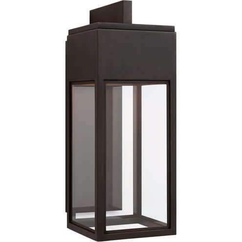 Chapman & Myers Irvine LED 18 inch Bronze Outdoor Bracketed Wall Lantern, Medium