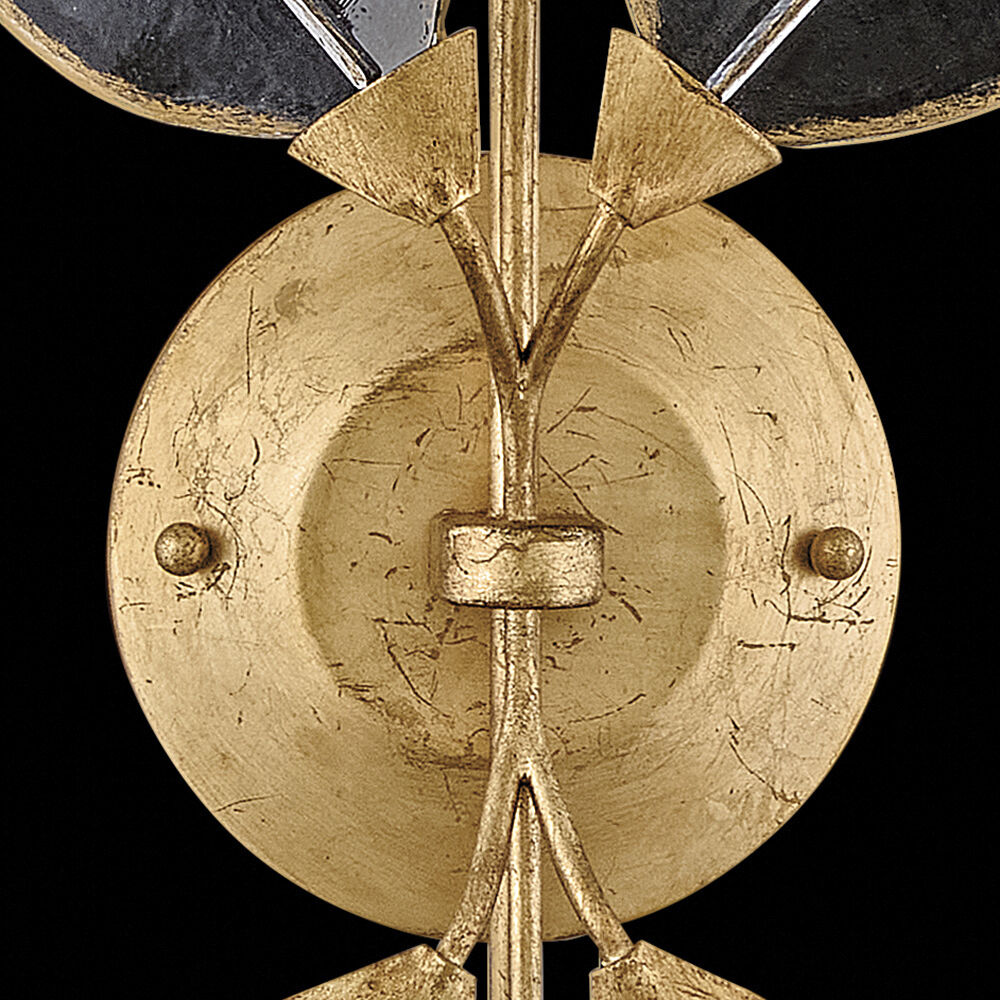 Amira 2 Light 9 inch Distressed Brass ADA Sconce Wall Light