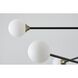 Canada LED 39 inch Black Chandelier Ceiling Light