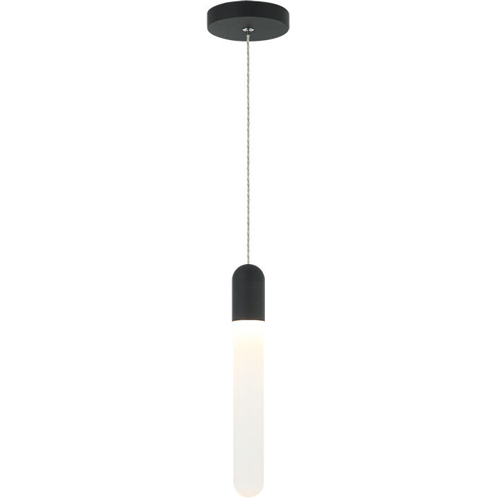 Aydin LED 18.7 inch Matte Black Pendant Ceiling Light